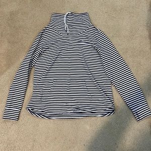Vineyard Vines Striped Navy and White Sweatshirt